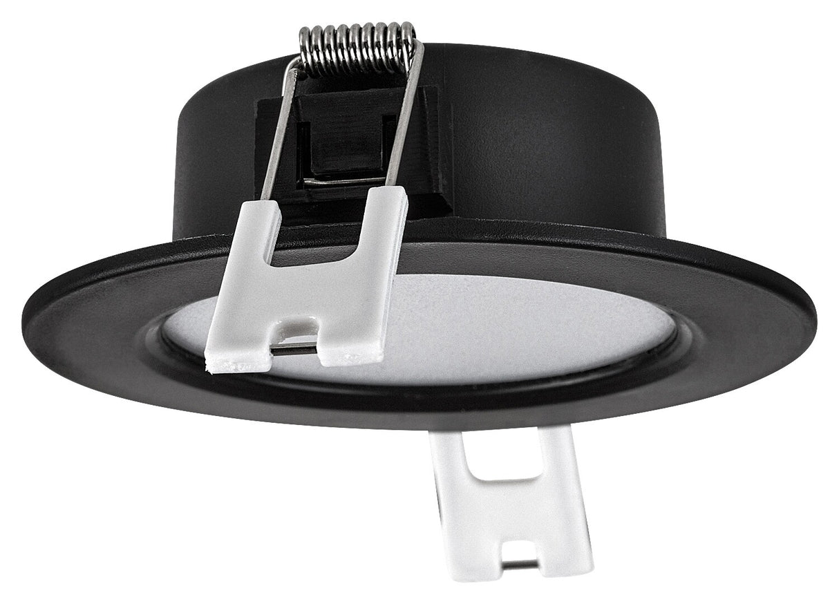 Spot LED incastrat Shaun2, negru, 3W, 200lm, 3000K, D.9cm, IP20, Rabalux, 71224
