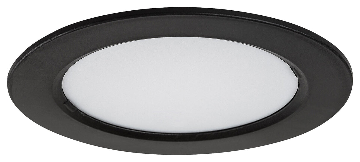 Spot LED incastrat Shaun2, negru, 6W, 450lm, 3000K, D.12cm, IP20, Rabalux, 71225