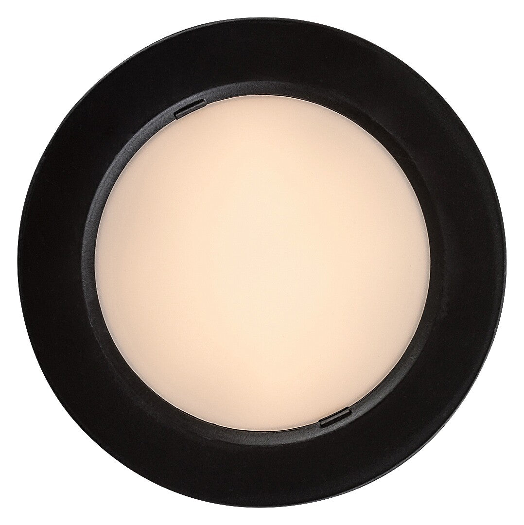 Spot LED incastrat Shaun2, negru, 6W, 450lm, 3000K, D.12cm, IP20, Rabalux, 71225