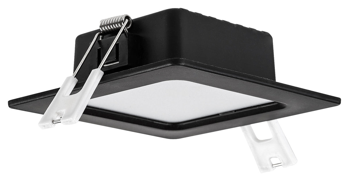 Spot LED incastrat Shaun2, negru, 3W, 200lm, 3000K, D.9cm, IP20, Rabalux, 71228