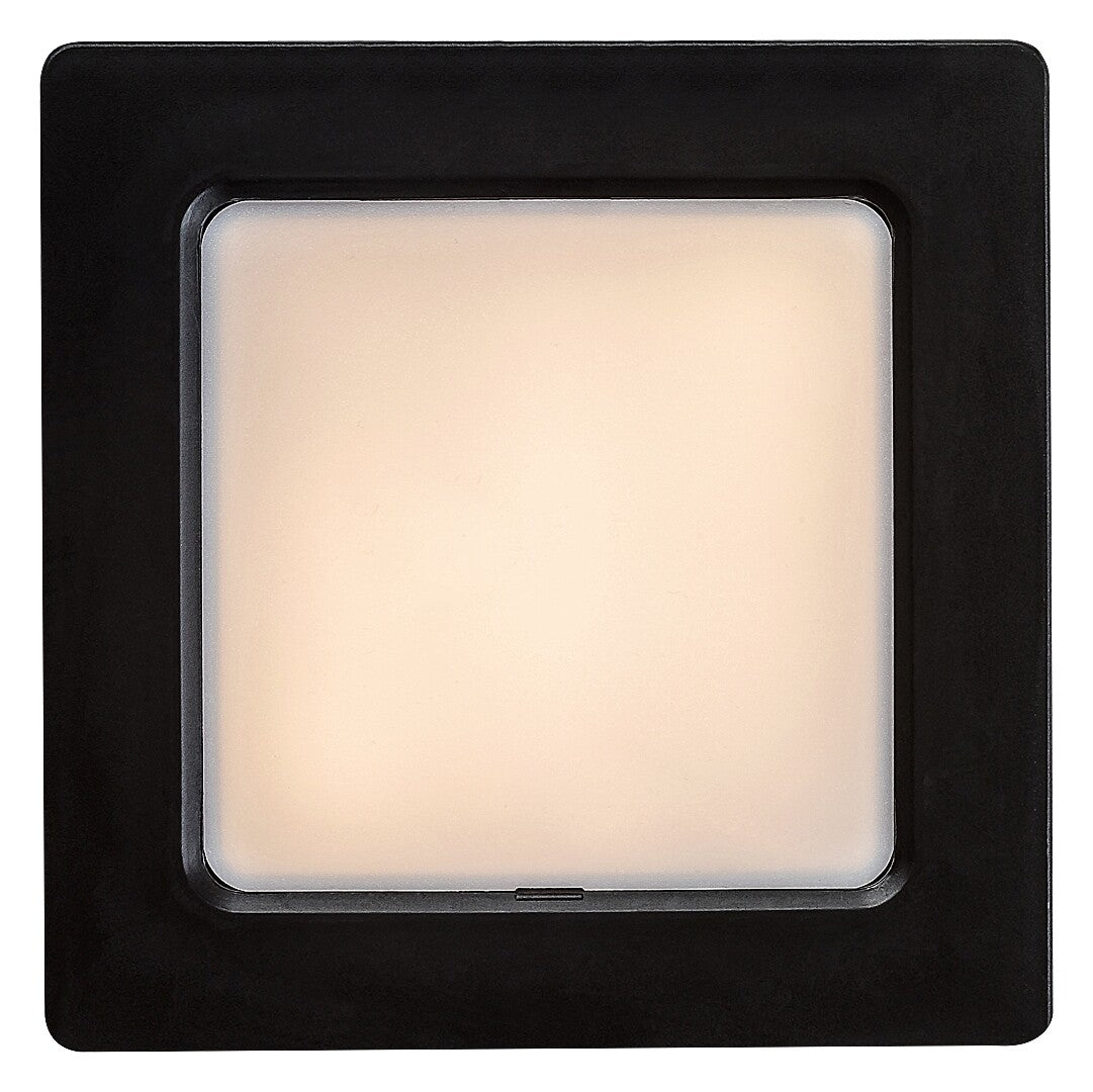 Spot LED incastrat Shaun2, negru, 6W, 450lm, 3000K, D.12cm, IP20, Rabalux, 71229