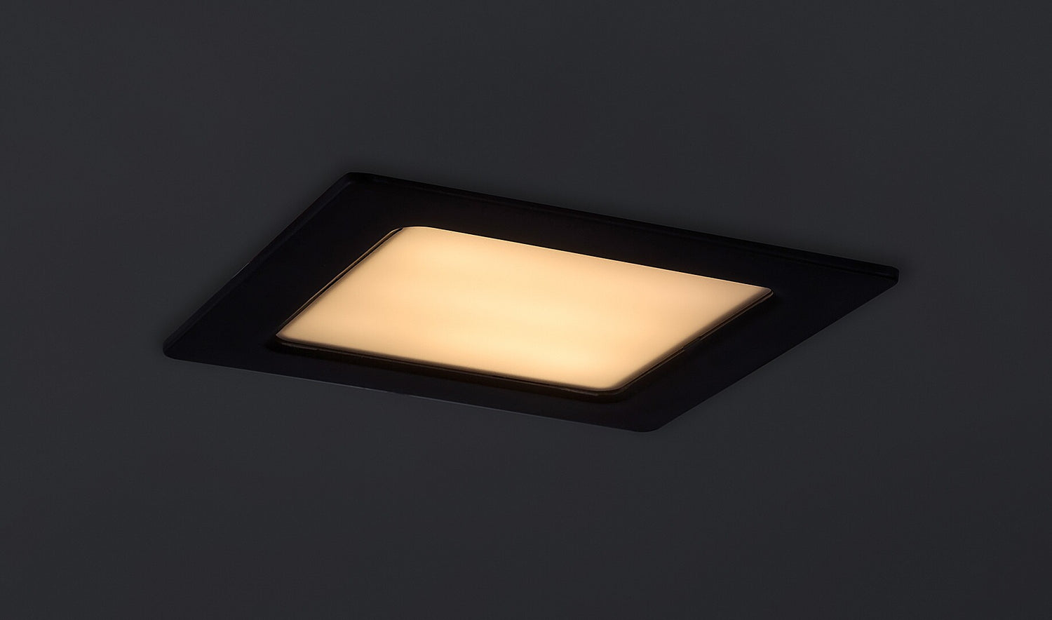 Spot LED incastrat Shaun2, negru, 6W, 450lm, 3000K, D.12cm, IP20, Rabalux, 71229
