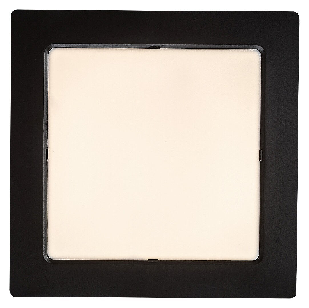 Spot LED incastrat Shaun2, negru, 18W, 1200lm, 3000K, D.22cm, IP20, Rabalux, 71231