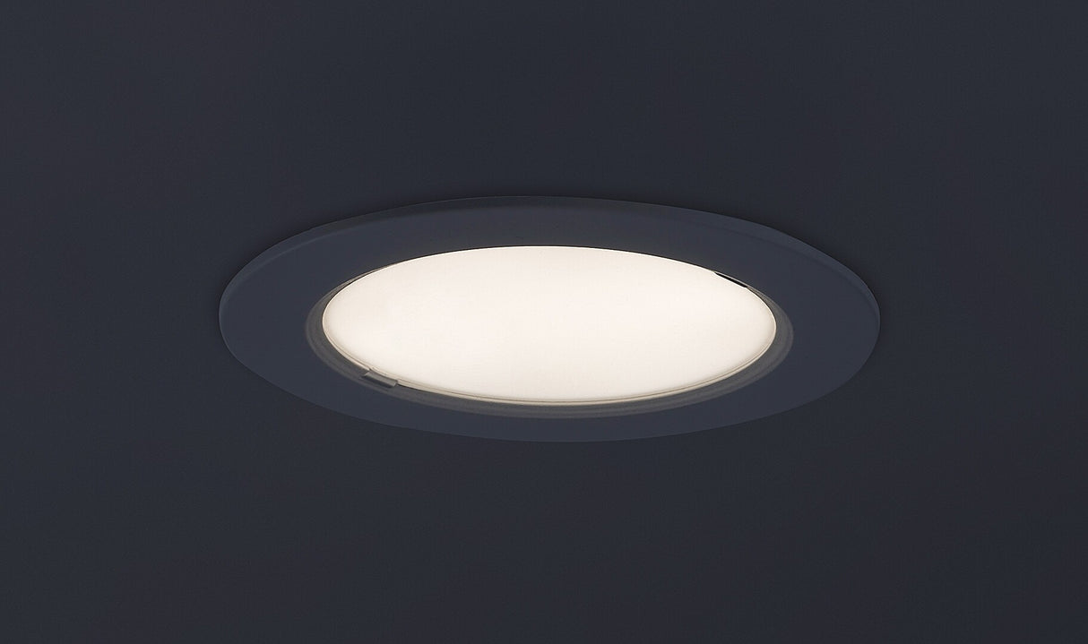 Spot LED incastrat Shaun2, alb, 6W, 430lm, 4000K, D.12cm, IP20, Rabalux, 71233