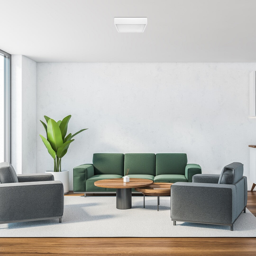 Plafoniera LED Lauri, alb, 22W, 2300lm, 3000K/4000K/6000K, IP20, Rabalux, 71245