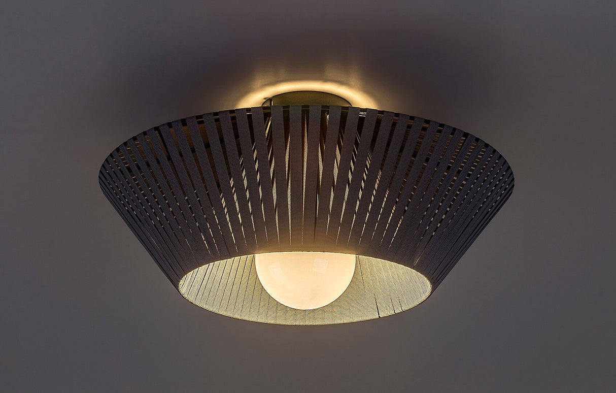 Plafoniera Revan, negru/gri, 1xE27, IP20, Rabalux, 71248