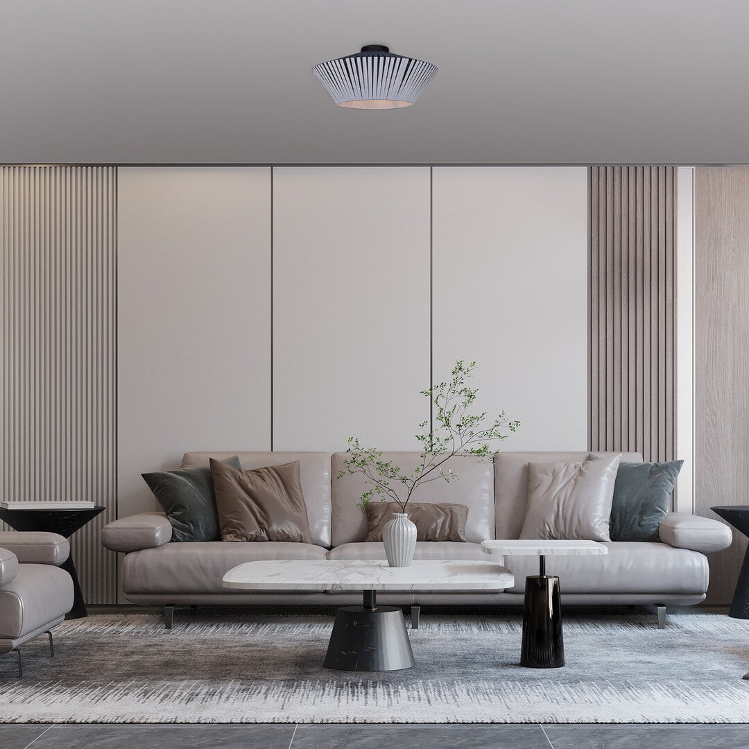 Plafoniera Revan, negru/gri, 1xE27, IP20, Rabalux, 71248