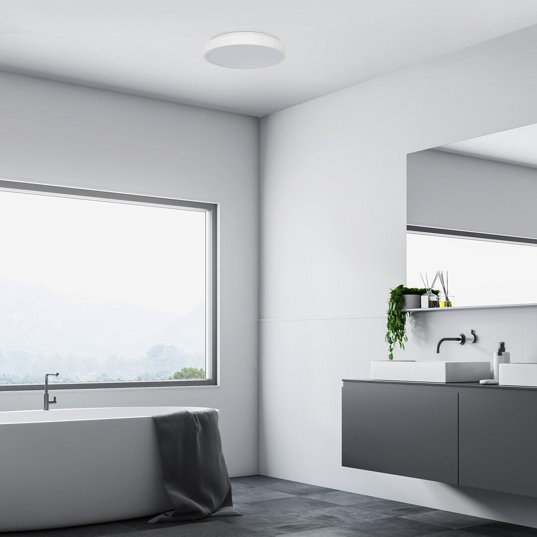 Plafoniera baie Samira, alb, LED, 36W, 2930 lumeni, 4000K, D.35 cm, IP44, Rabalux 71258