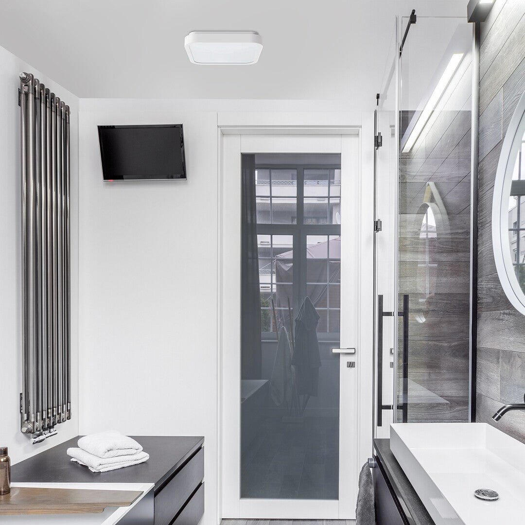 Plafoniera Rabalux Samira, alb, LED, 18W, 1430 lumeni, 4000K, 25x25 cm, IP44, Rabalux 71260