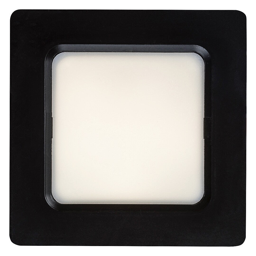 Spot LED incastrat Shaun2, negru, 3W, 220lm, 4000K, D.9cm, IP20, Rabalux, 71262