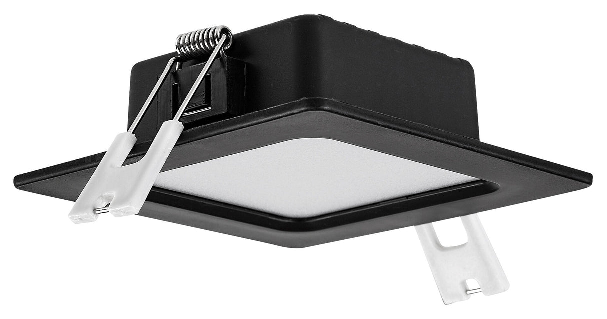 Spot LED incastrat Shaun2, negru, 3W, 220lm, 4000K, D.9cm, IP20, Rabalux, 71262