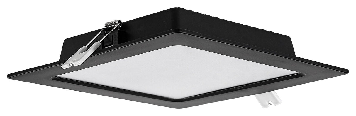 Spot LED incastrat Shaun2, negru, 12W, 810lm, 4000K, D.17cm, IP20, Rabalux, 71264