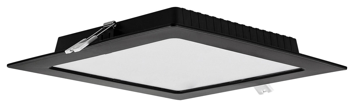 Spot LED incastrat Shaun2, negru, 18W, 1350lm, 4000K, D.22cm, IP20, Rabalux, 71265