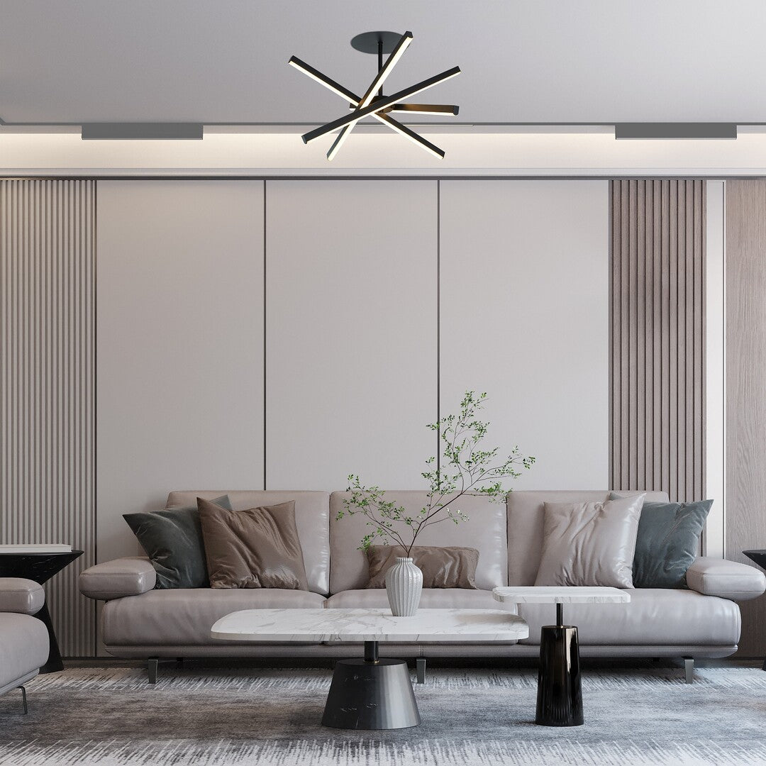 Plafoniera LED Matilde, negru, 30W, 1200lm, 4000K, IP20, Rabalux, 71270