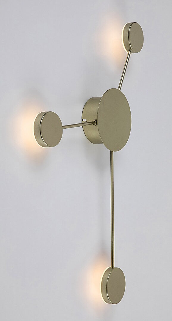 Aplica LED Amadeo, auriu, 10W, 1200lm, 3000K, IP20, Rabalux, 71275