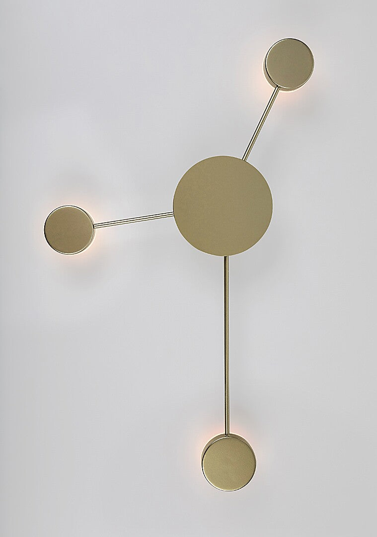 Aplica LED Amadeo, auriu, 10W, 1200lm, 3000K, IP20, Rabalux, 71275