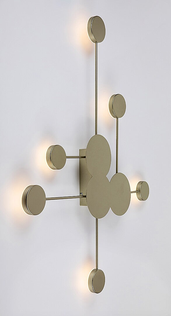 Aplica LED Amadeo, auriu, 21W, 2500lm, 3000K, IP20, Rabalux, 71276