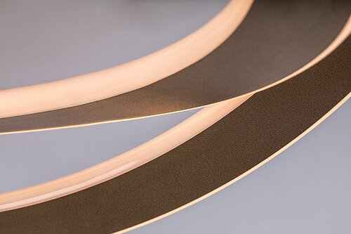 Plafoniera LED Kallira, auriu mat, 72W, 3800lm, 3000K, D.59cm, IP20, Rabalux, 71280