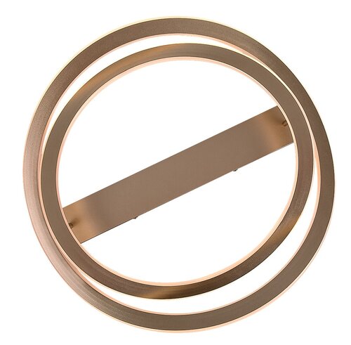 Plafoniera LED Kallira, auriu mat, 72W, 3800lm, 3000K, D.59cm, IP20, Rabalux, 71280