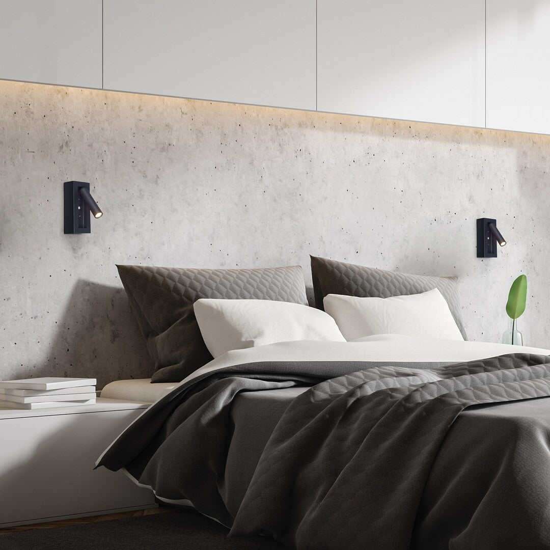 Aplica Gello, negru, LED, 4W, 220 lumeni, alb cald 3000K, Rabalux 71285