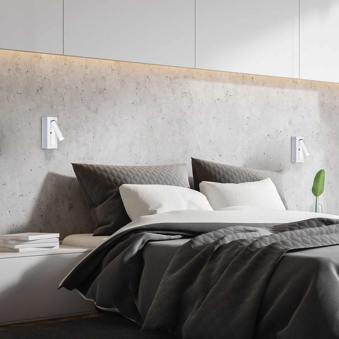 Aplica Gello, alb, LED, 4W, 220 lumeni, alb cald 3000K, Rabalux 71286