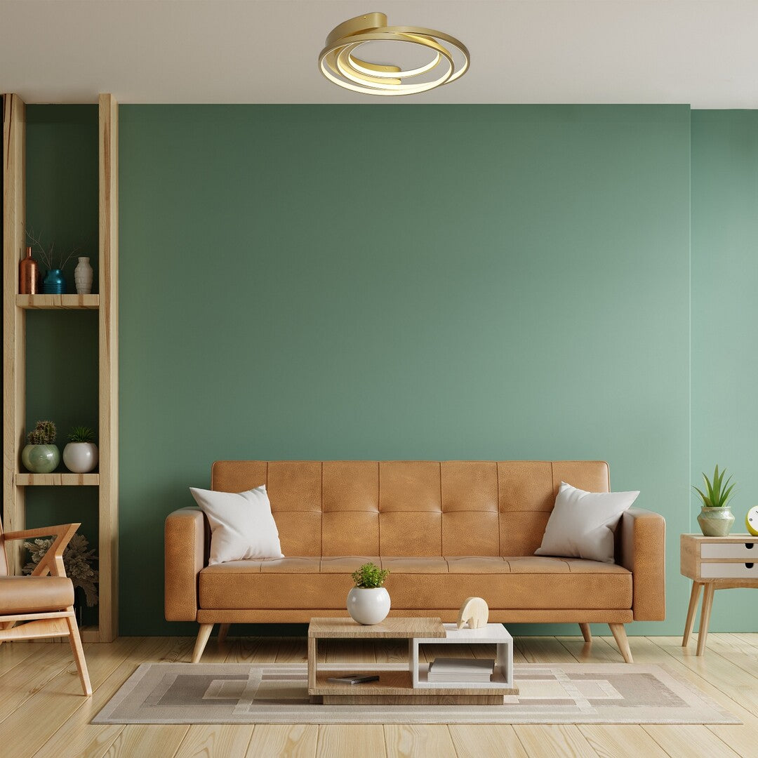 Plafoniera LED Holize, auriu, 50W, 3400lm, 4000K, IP20, Rabalux, 71288