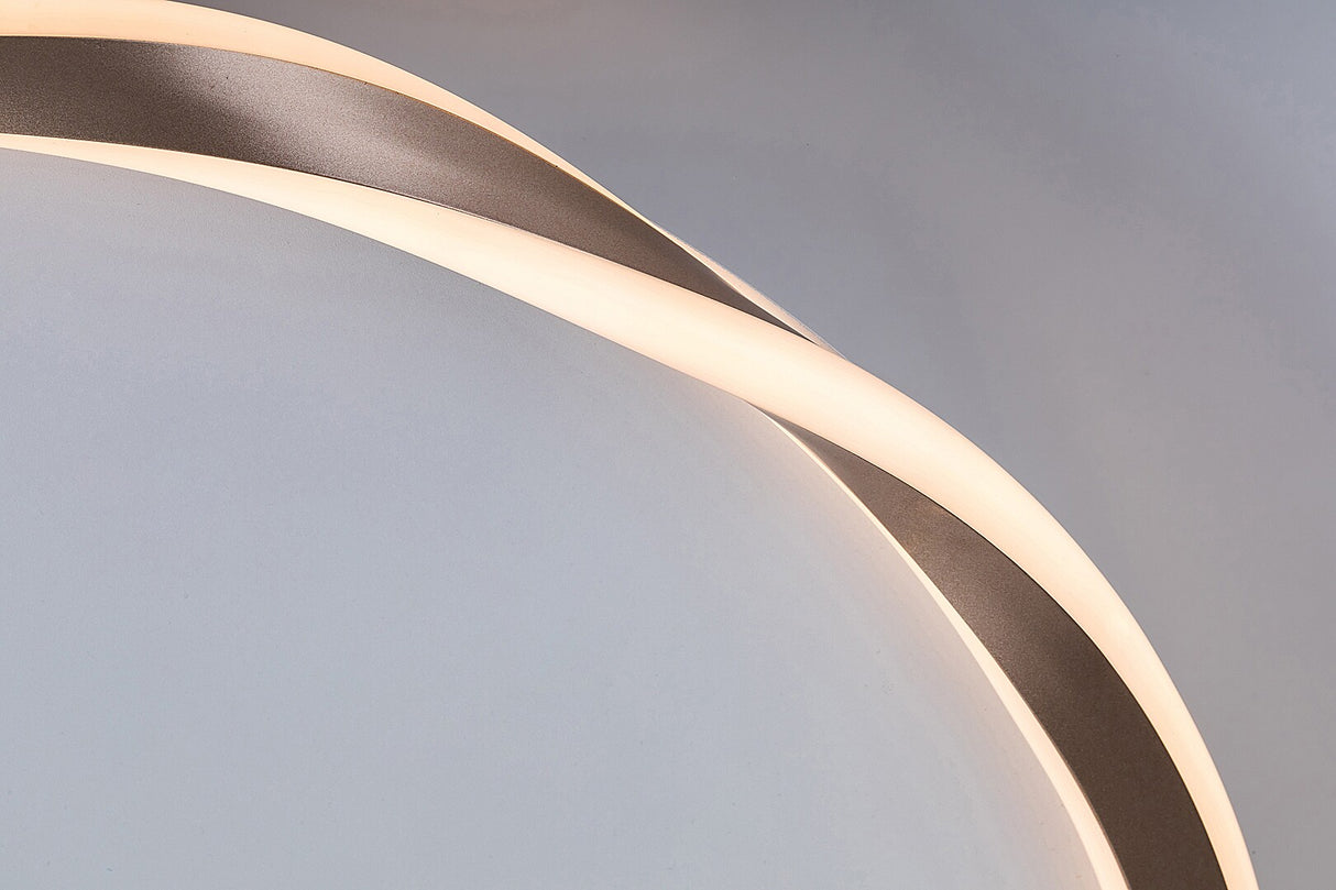 Plafoniera LED Mathiola, auriu, 40W, 2450lm, 3000K, D.56cm, IP20, Rabalux, 71291