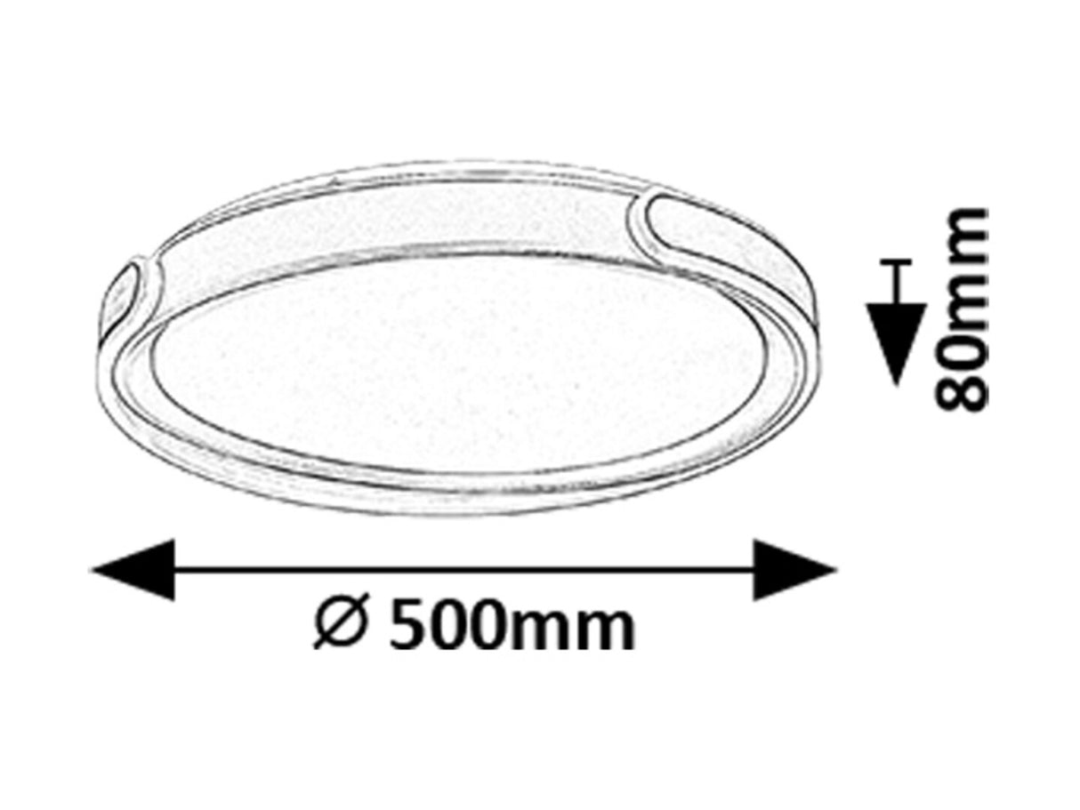 Plafoniera LED Jindri, negru/auriu, 48W, 3000lm, 3000K/6500K, telecomanda, IP20, Rabalux, 71292