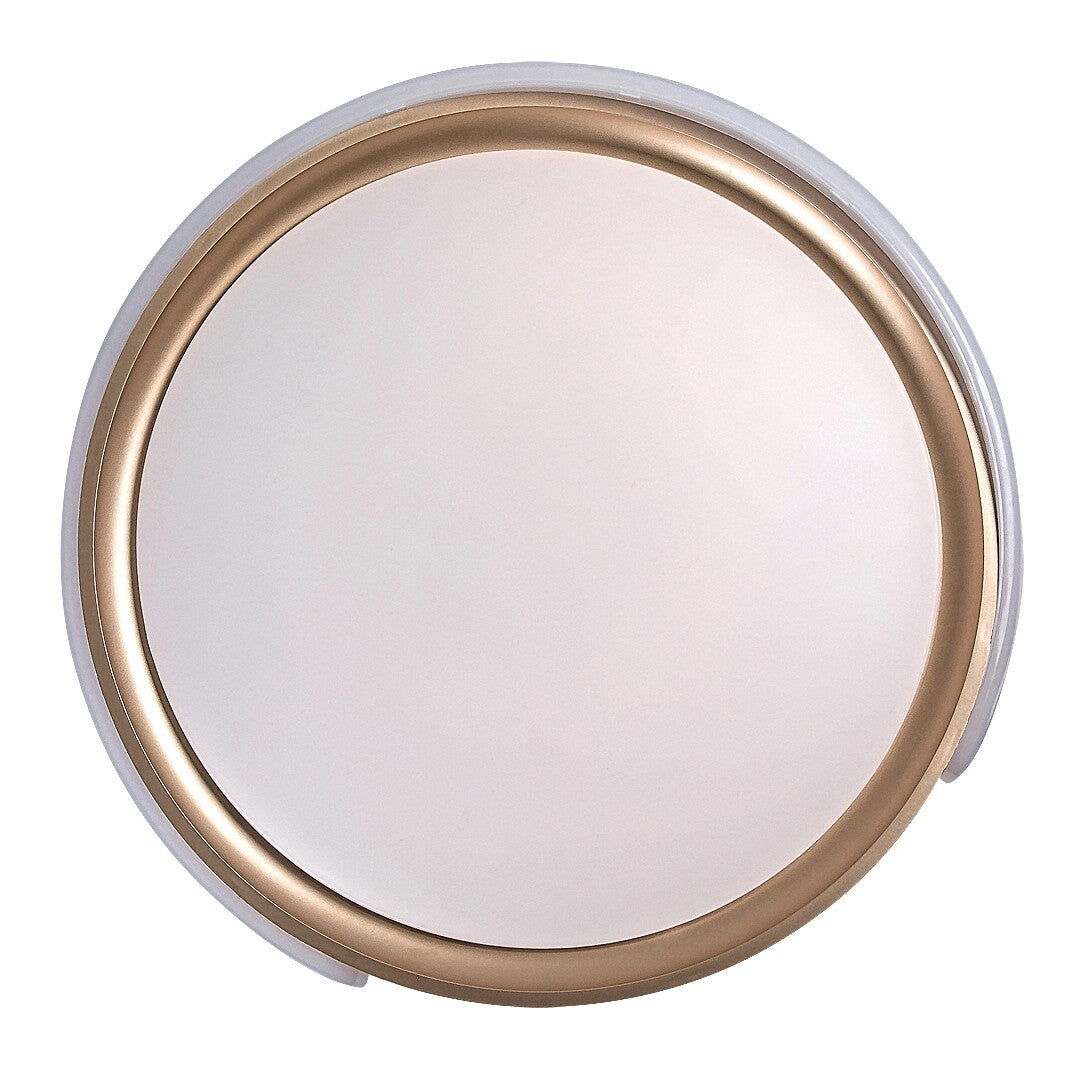 Plafoniera LED Jindri, negru/auriu, 48W, 3000lm, 3000K/6500K, telecomanda, IP20, Rabalux, 71292