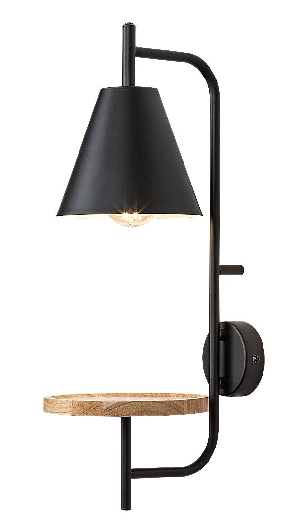 Aplica Azome, negru, 1xE27, H.50 cm, Rabalux 71293