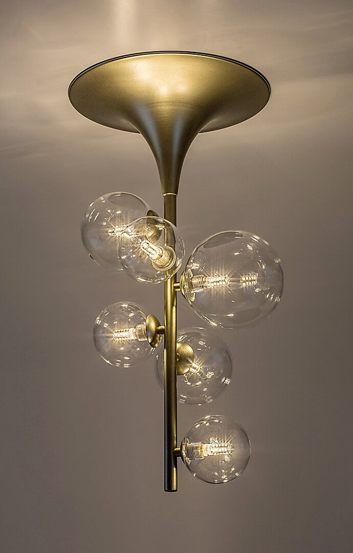 Plafoniera Aslov, auriu, 6xG9, IP20, Rabalux, 71298