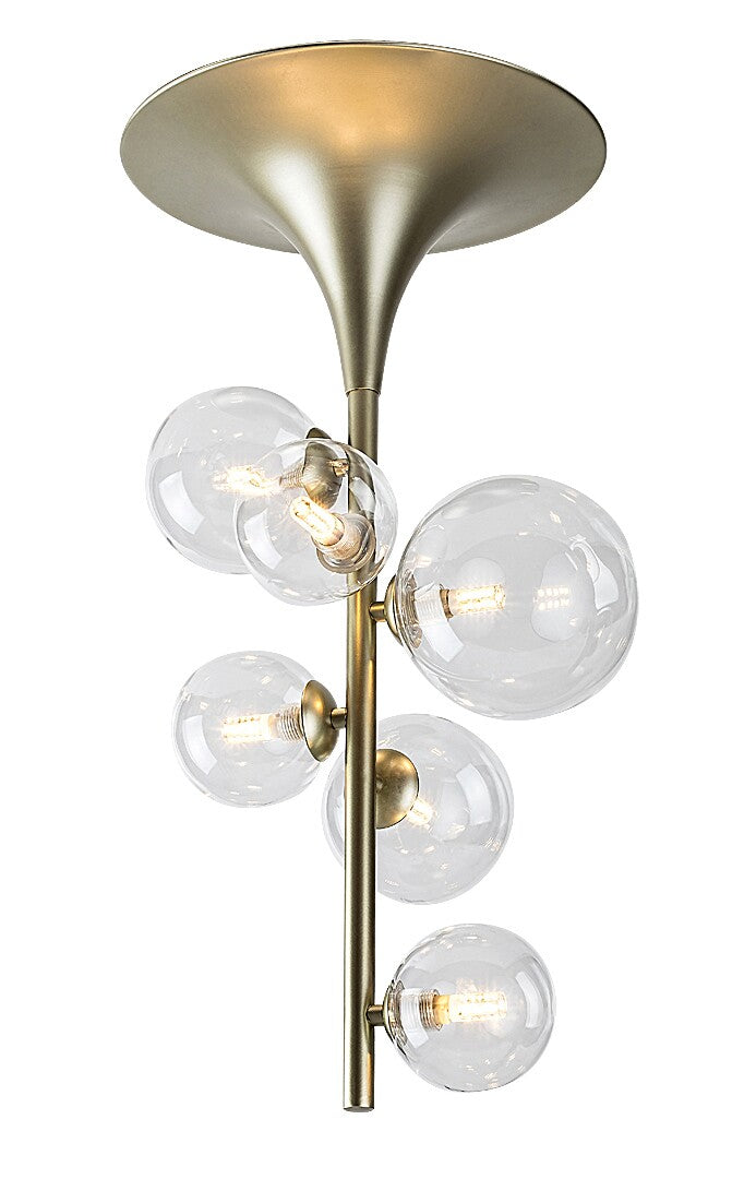 Plafoniera Aslov, auriu, 6xG9, IP20, Rabalux, 71298