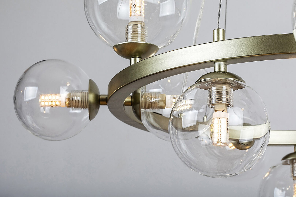 Lustra suspendata Aslov, auriu, 11xG9, IP20, Rabalux, 71300