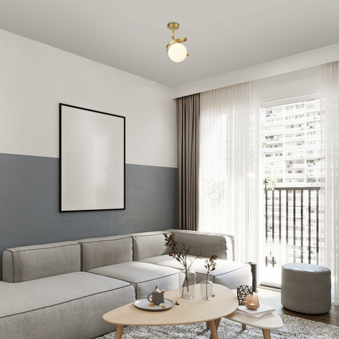 Plafoniera Sarabi, auriu, 1xE27, IP20, Rabalux, 71301