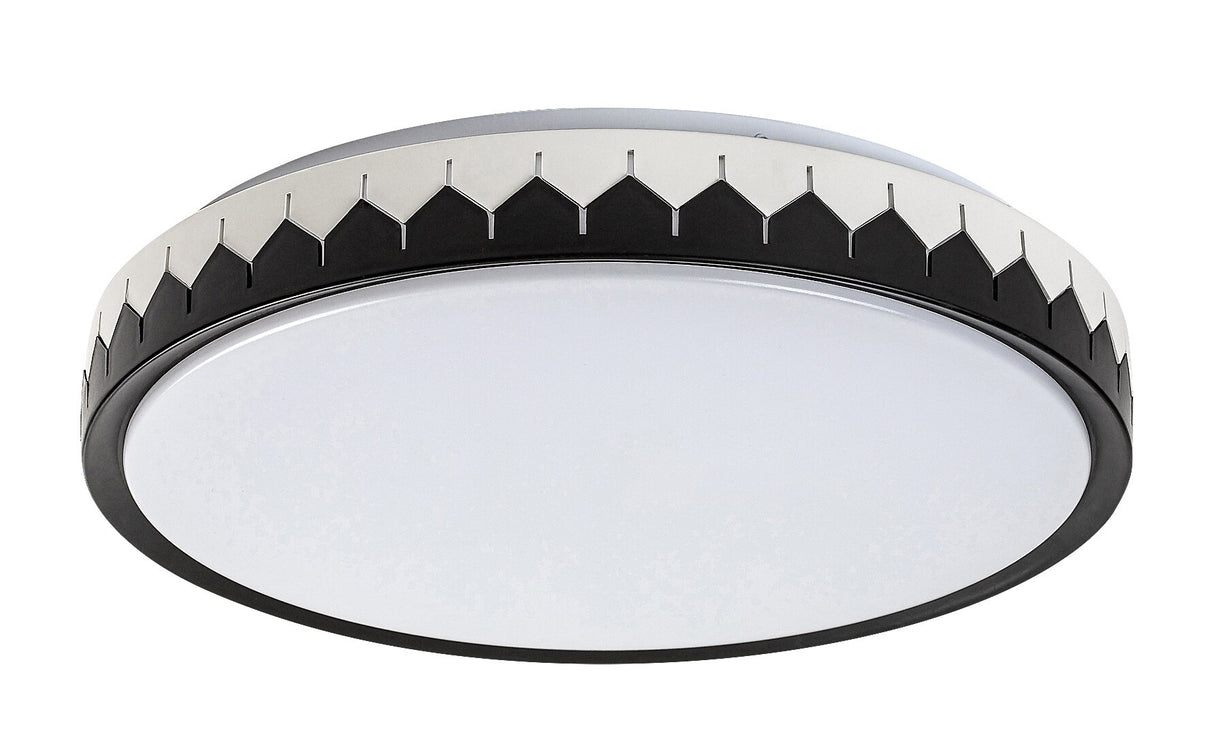 Plafoniera LED Malin, negru/ gri, 24W, 1500lm, 3000-6500K, IP20, Rabalux, 71303