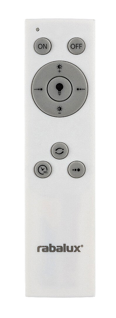 Plafoniera LED Malin, negru/gri, 48W, 3000lm, 3000K/6500K, telecomanda, IP20, Rabalux, 71304