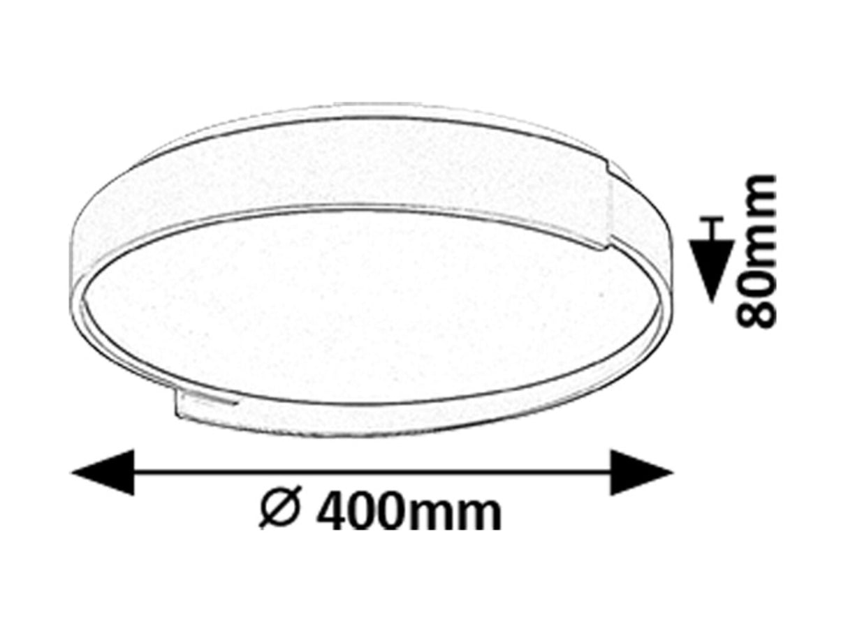 Plafoniera LED Laleh, negru, 24W, 1500lm, 3000-6500K, IP20, Rabalux, 506