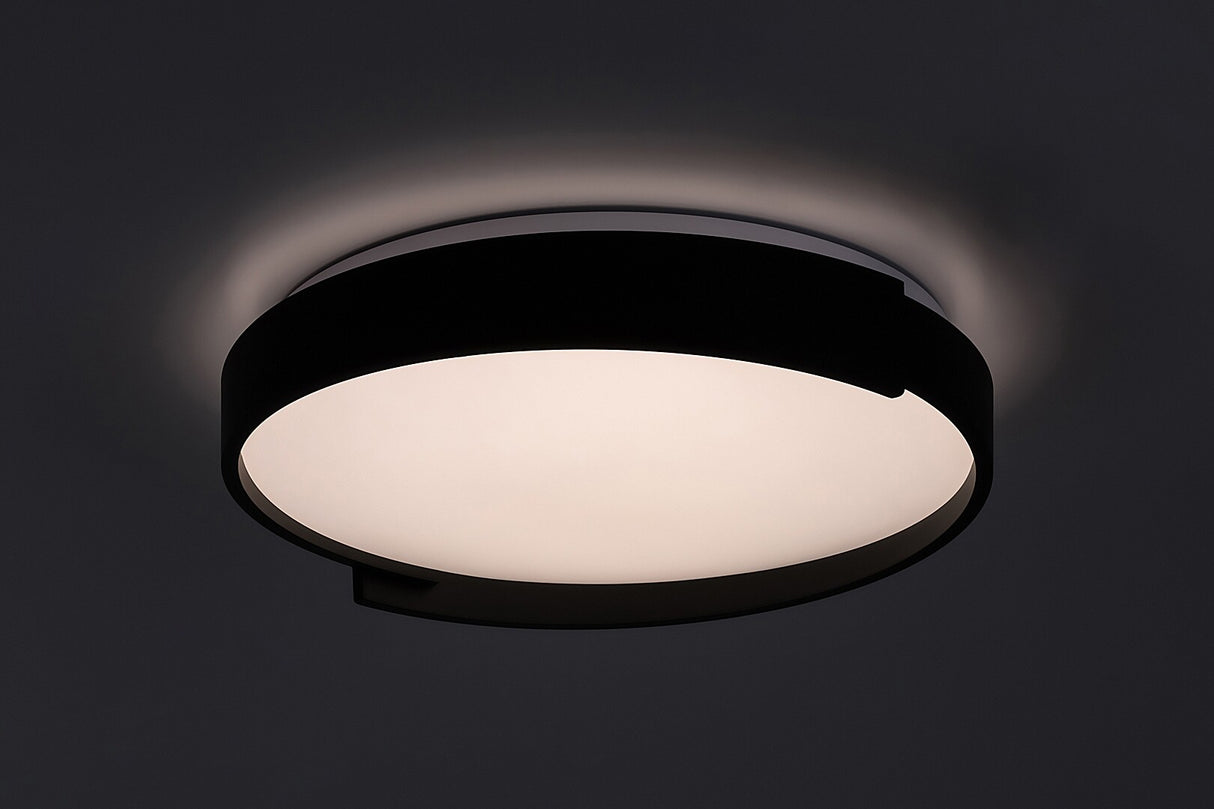 Plafoniera LED Laleh, negru, 24W, 1500lm, 3000-6500K, IP20, Rabalux, 506