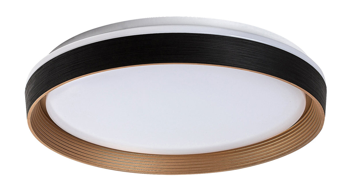 Plafoniera LED Ladan, maro/ auriu, 48W, 3000lm, 3000K-6500K, D.50cm, IP20, Rabalux, 71308