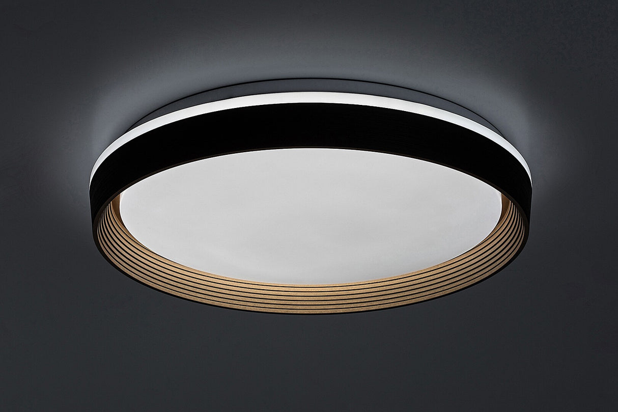 Plafoniera LED Ladan, maro/ auriu, 48W, 3000lm, 3000K-6500K, D.50cm, IP20, Rabalux, 71308