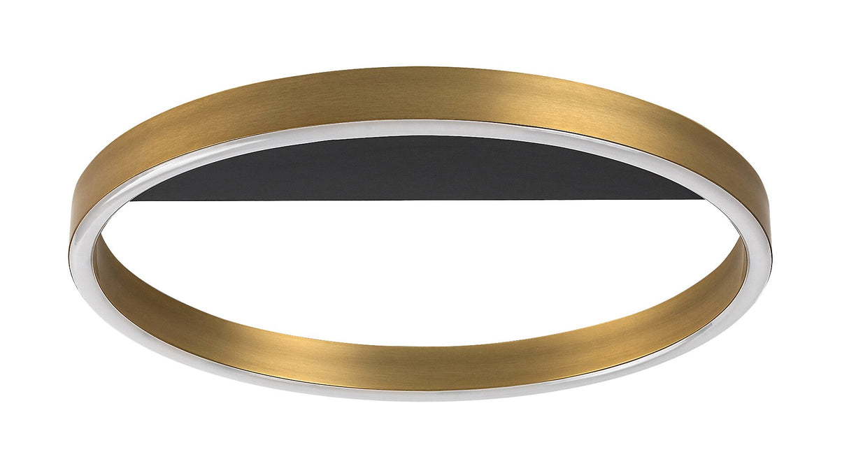 Plafoniera LED Thric, negru/ auriu, 20W, 1250lm, 3000K, IP20, Rabalux, 71309