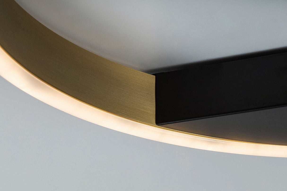 Plafoniera LED Thric, negru/ auriu, 20W, 1250lm, 3000K, IP20, Rabalux, 71309