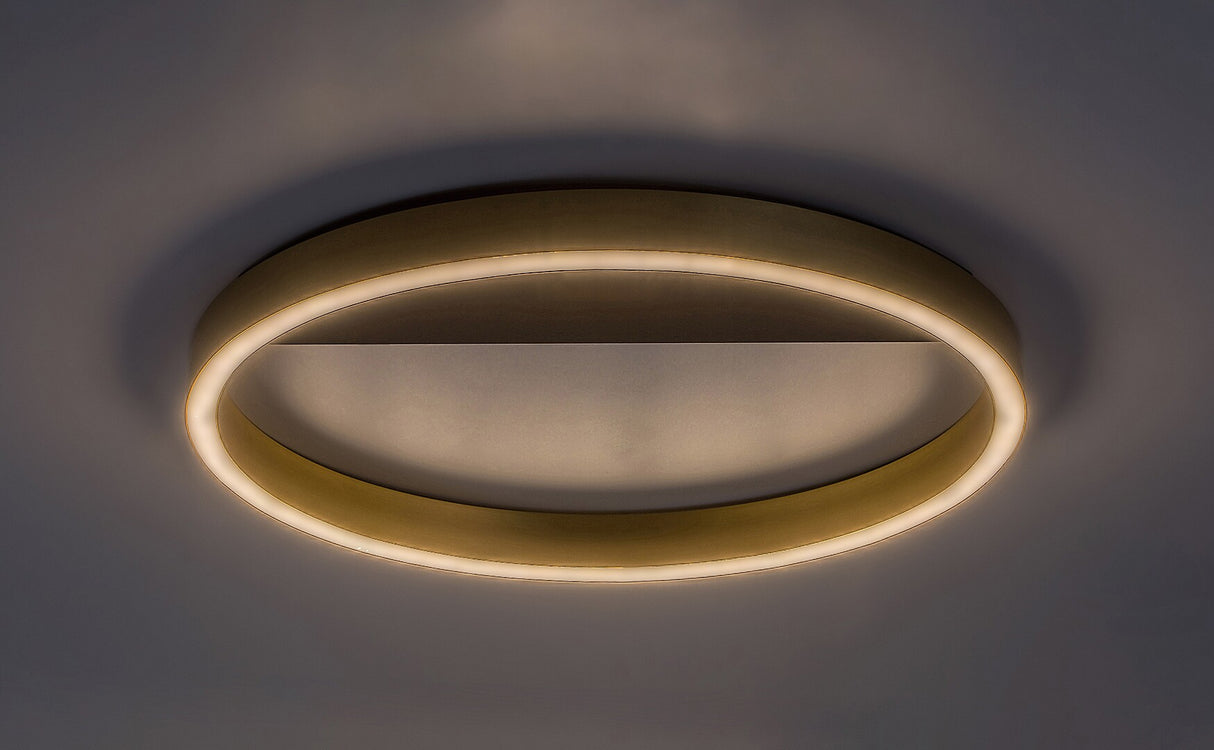 Plafoniera LED Thric, negru/ auriu, 20W, 1250lm, 3000K, IP20, Rabalux, 71309