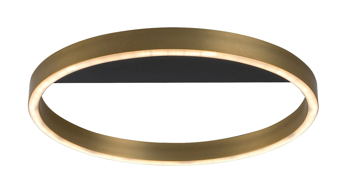 Plafoniera LED Thric, negru/ auriu, 20W, 1250lm, 3000K, IP20, Rabalux, 71309