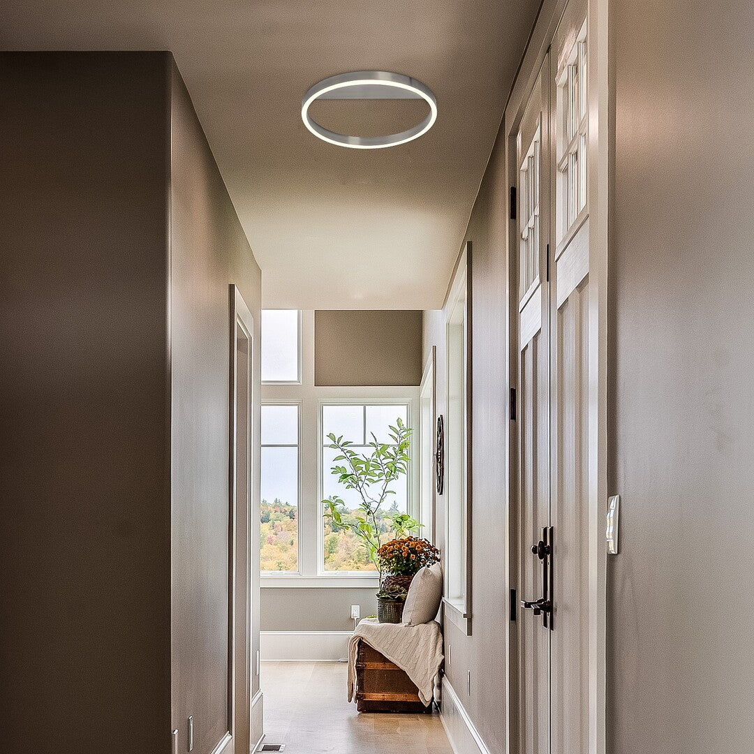 Plafoniera LED Thrac, aluminiu șlefuit, 20W, 1350lm, 4000K, IP20, Rabalux, 71311