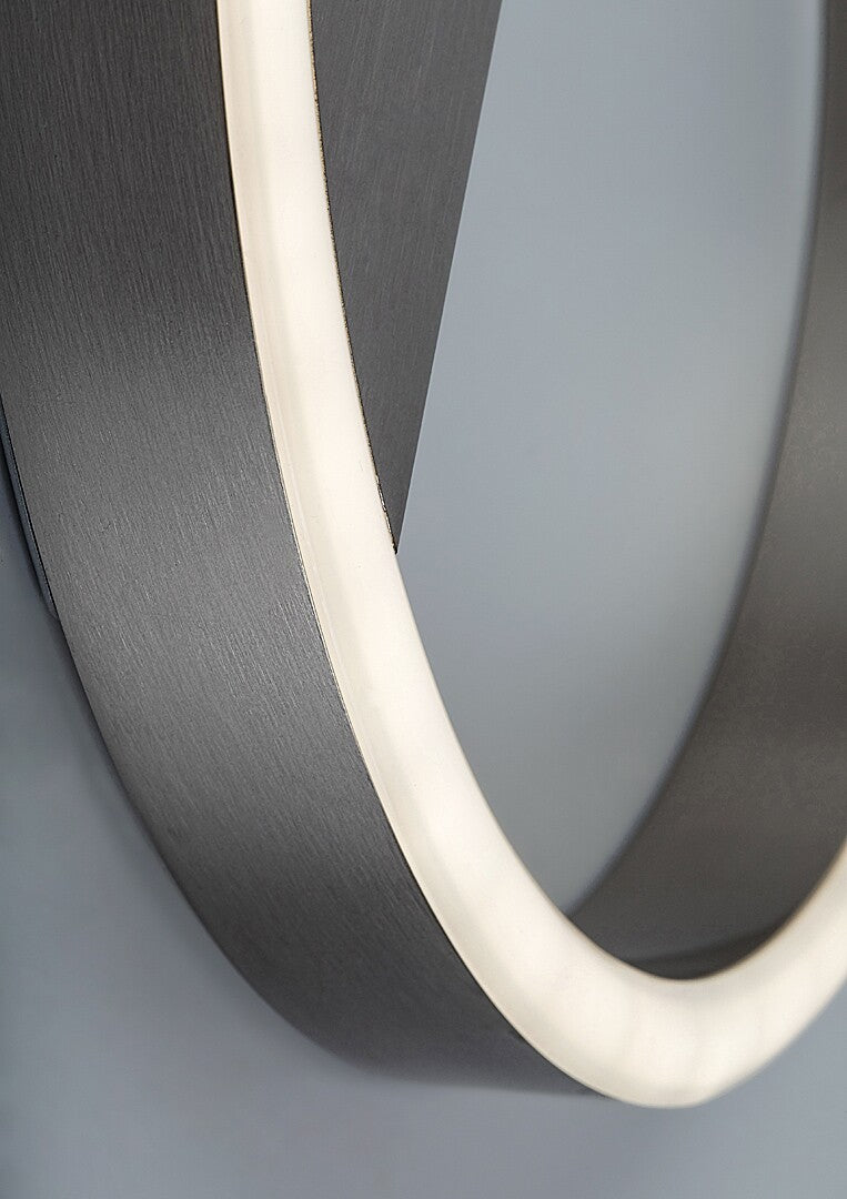 Aplica de perete Thrac, aluminiu șlefuit, LED 15W, 1000lm, 4000K, IP20, Rabalux, 71312