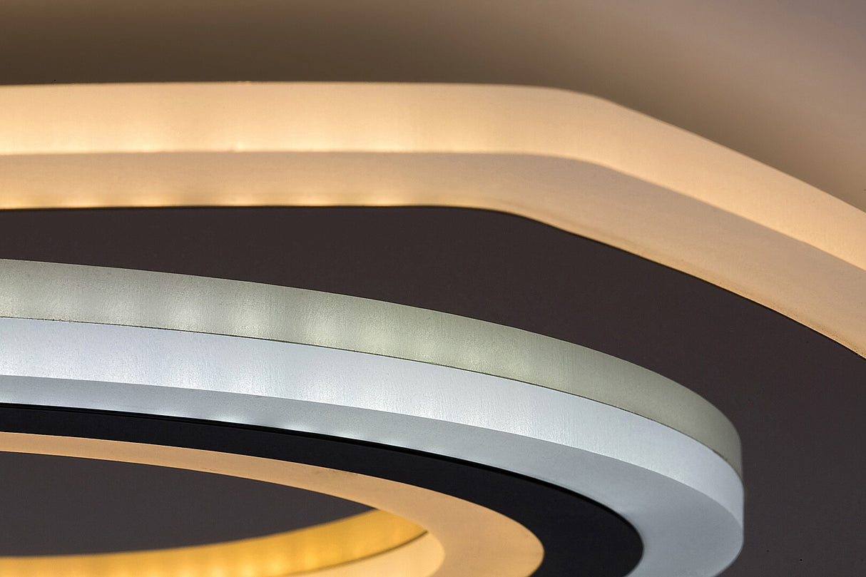 Plafoniera LED Taneli 2, 60W, 4950lm, 3000K-4000K-6000K, D.48cm, IP20, Rabalux, 71317