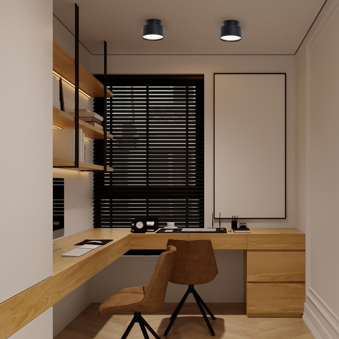 Plafoniera LED Ovidia, negru, 24W, 1110lm, 3000K, IP20, Rabalux, 71320