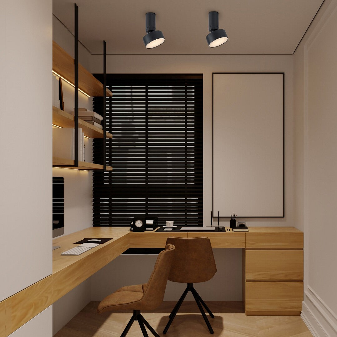 Plafoniera LED Ovidia, negru, 10W, 640lm, 3000K, IP20, Rabalux, 71321