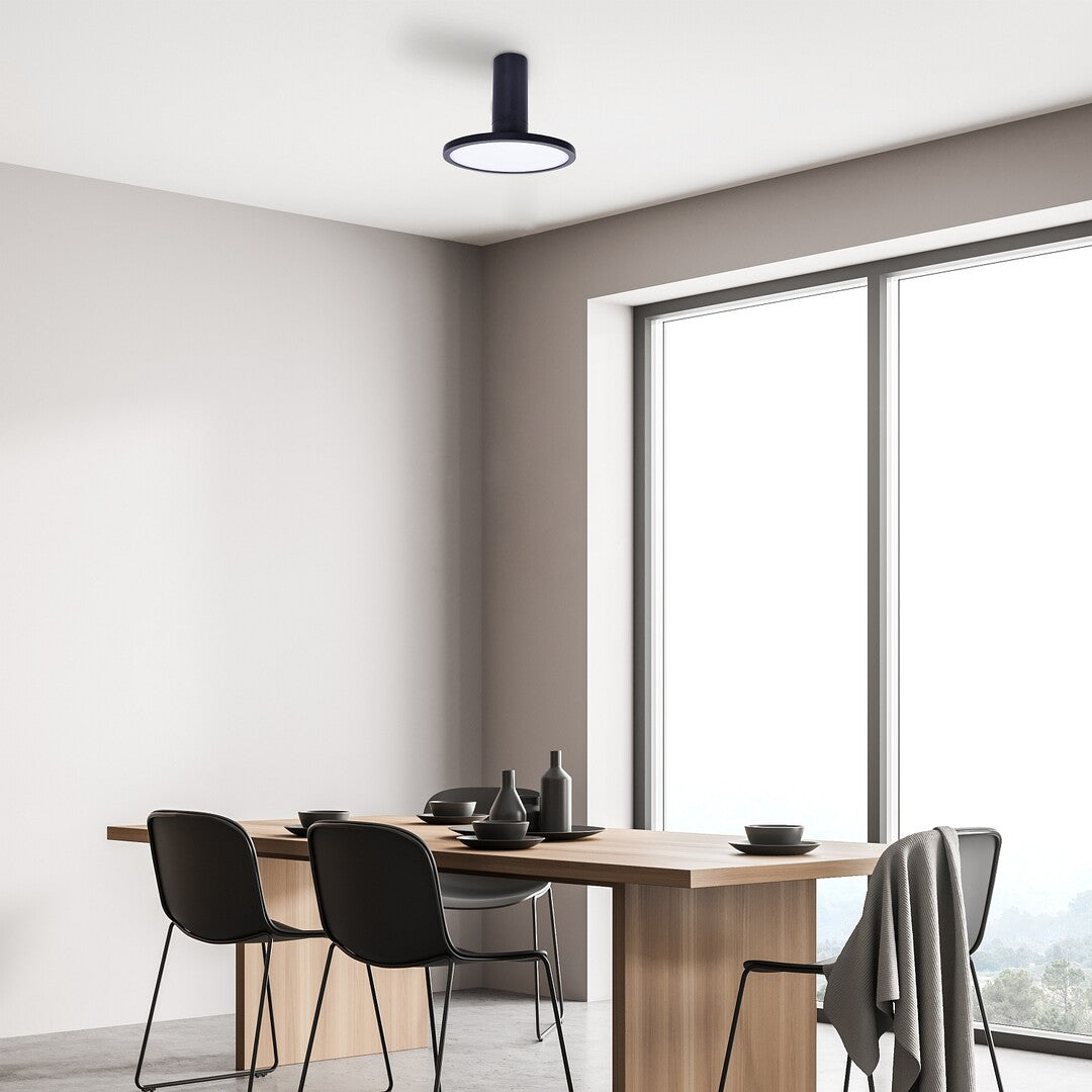 Plafoniera LED Ovidia, negru, 20W, 1370lm, 3000K, IP20, Rabalux, 71323